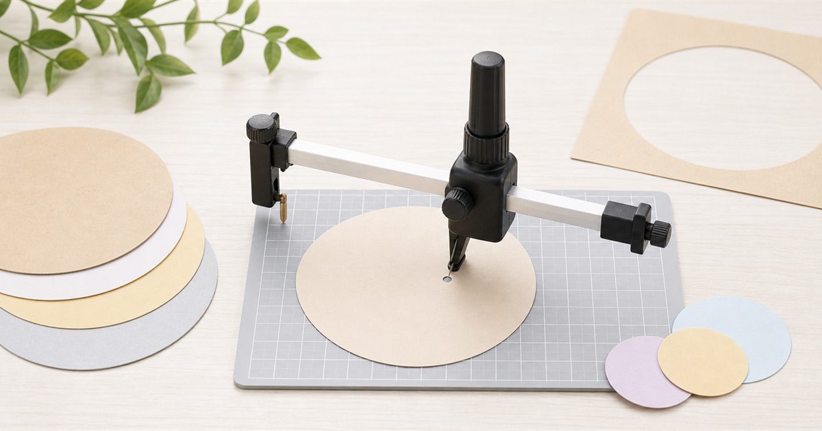 キャンドゥのコンパスカッター商品確認用アイキャッチ画像