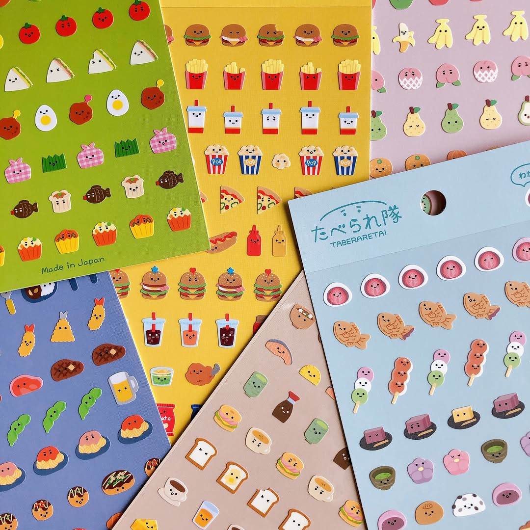 キャンドゥ シールたべられ隊 食べ物シール