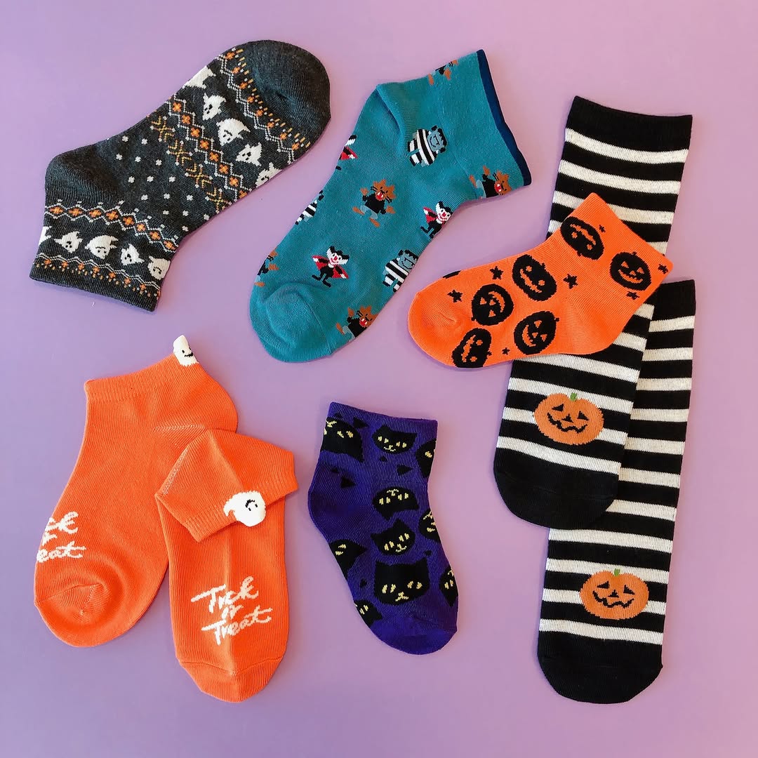 キャンドゥ ハロウィン靴下