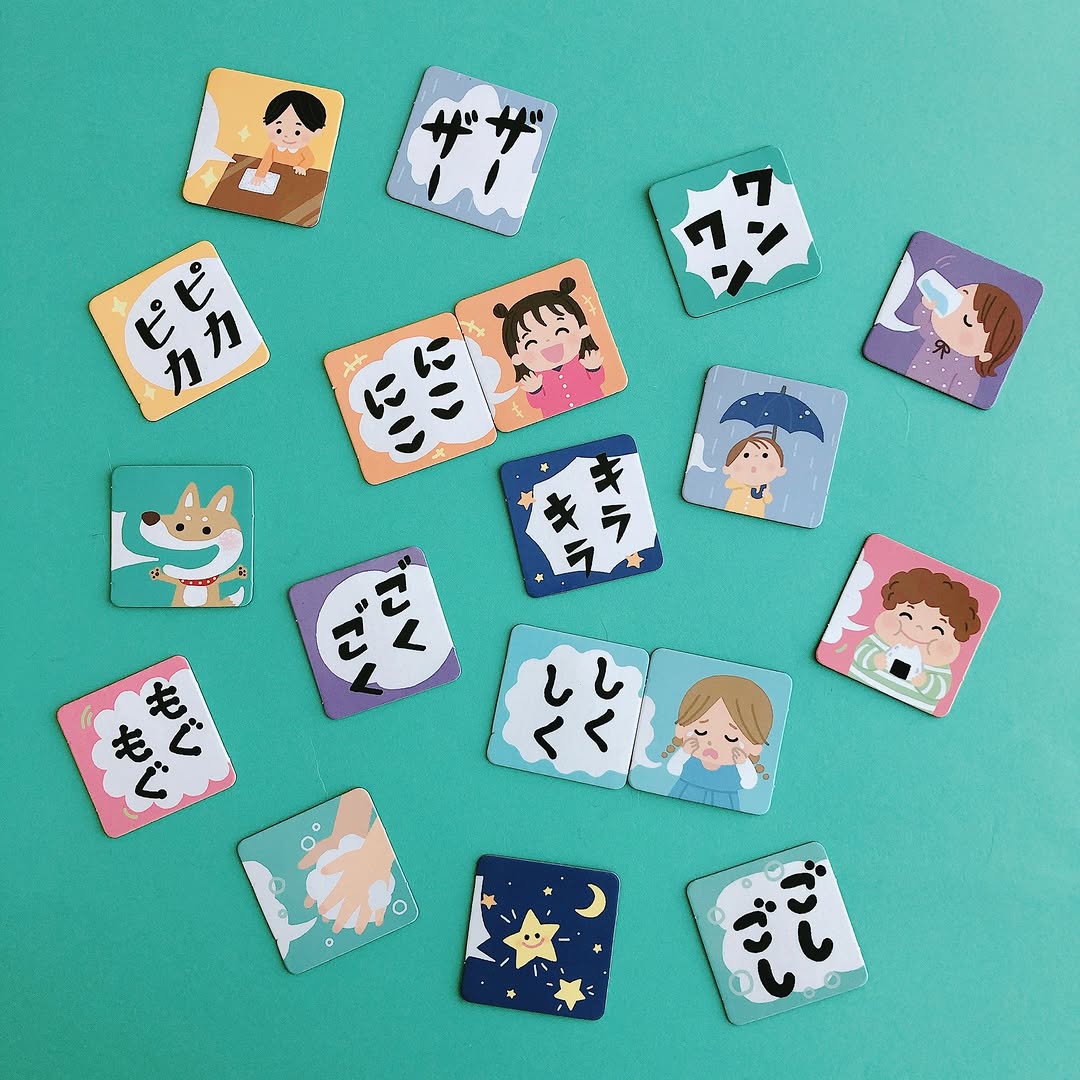 ダイカットマグネットオノマトペ30P