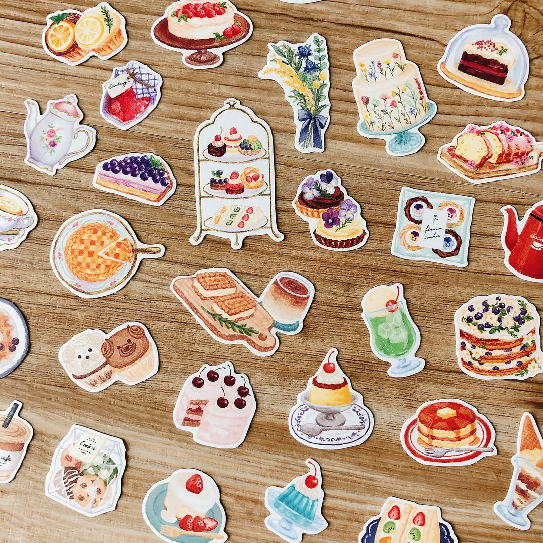 キャンドゥ daintyフレークシール