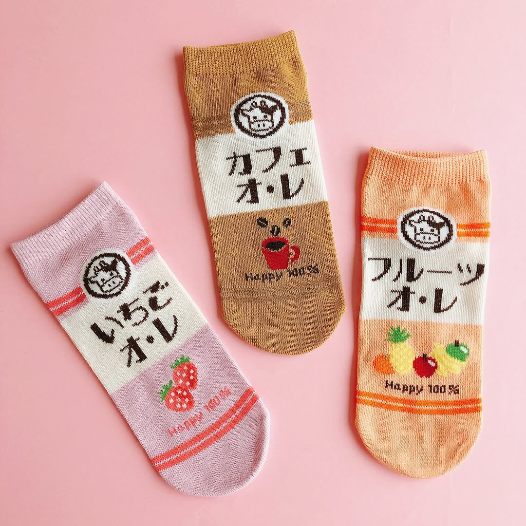 キャンドゥ 食べ物モチーフ 靴下