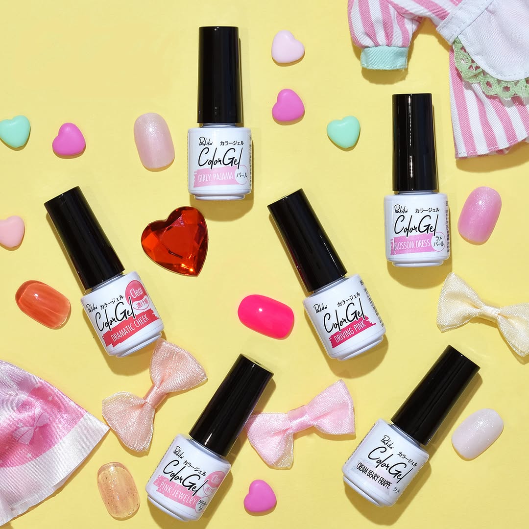 キャンドゥ パルキコイ 春ピンクジェルネイル