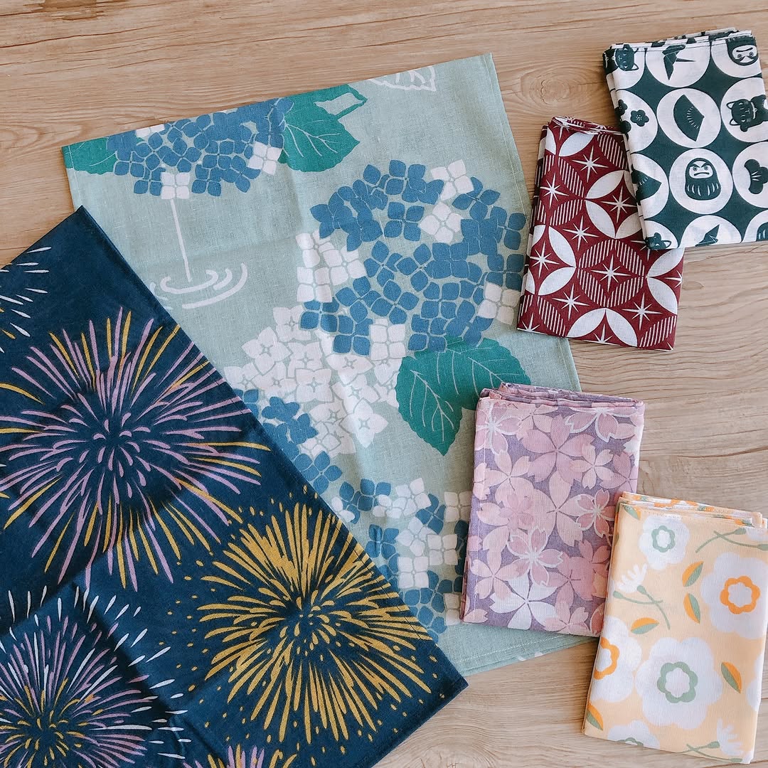 キャンドゥ 夏柄てぬぐい