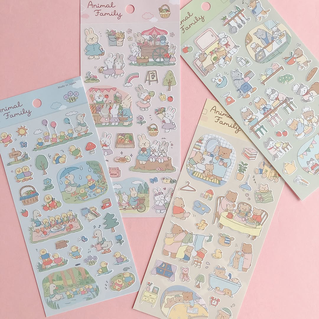 アニマルファミリーシール キャンドゥ