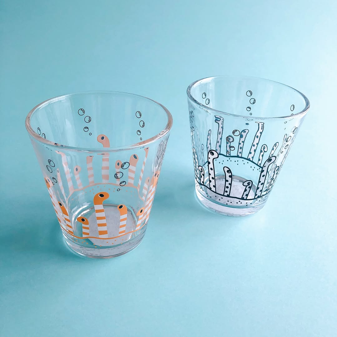 キャンドゥ スラントタンブラー 海モチーフ