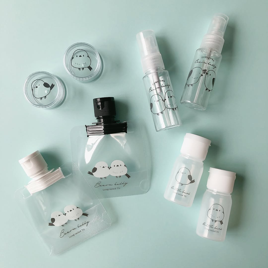 キャンドゥ シマエナガ 詰め替え容器