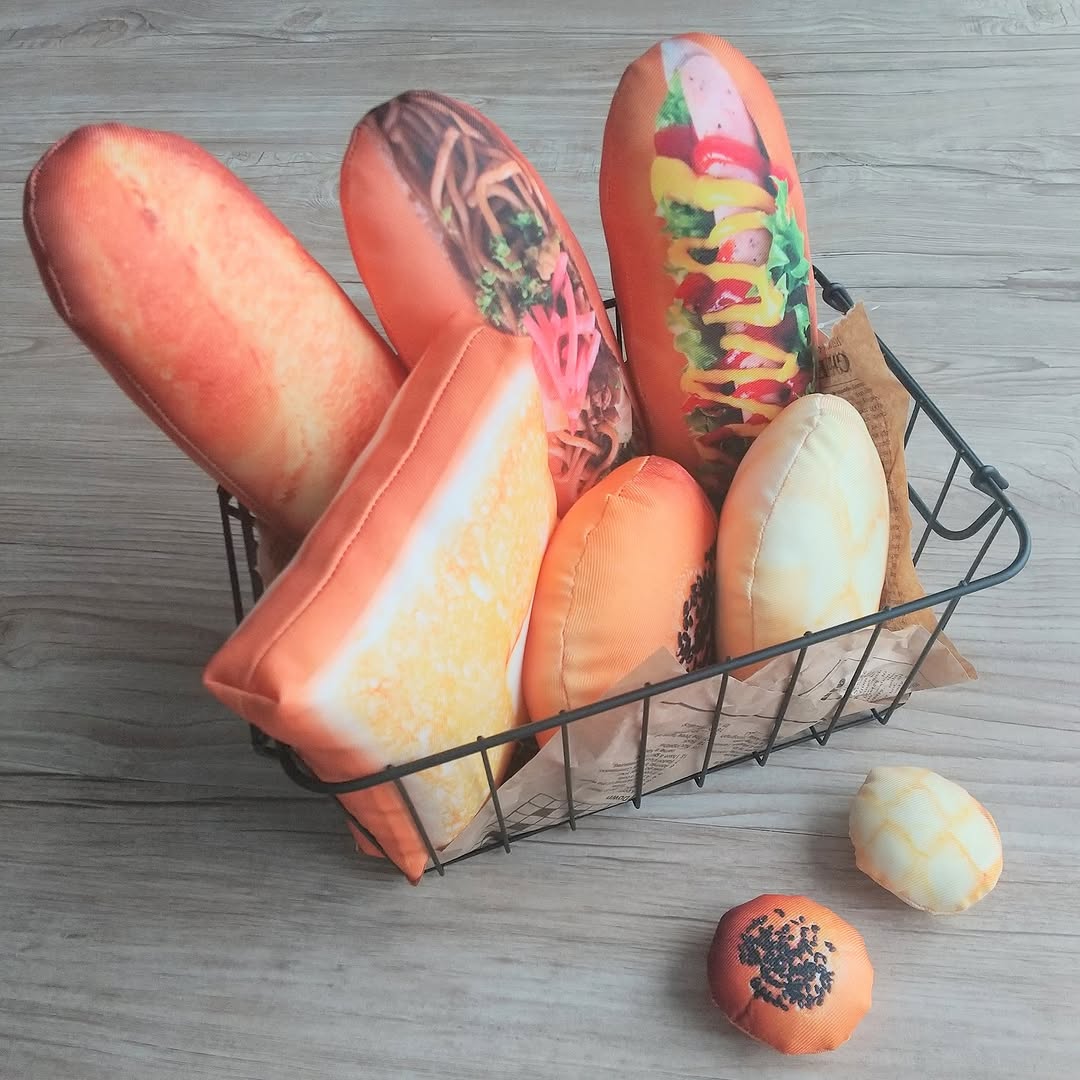 キャンドゥ パン柄カットクロス