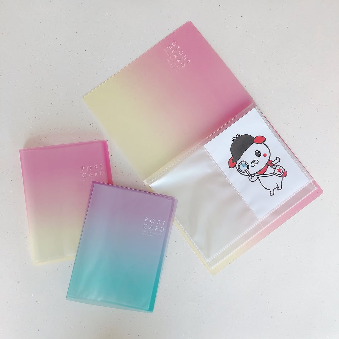 キャンドゥ グラデーション フォトアルバム ポストカードファイル