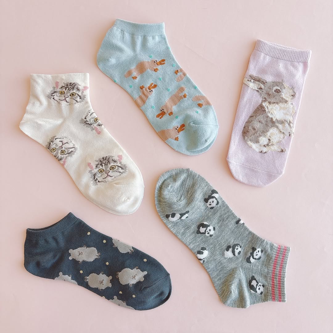 キャンドゥ 柄ソックス