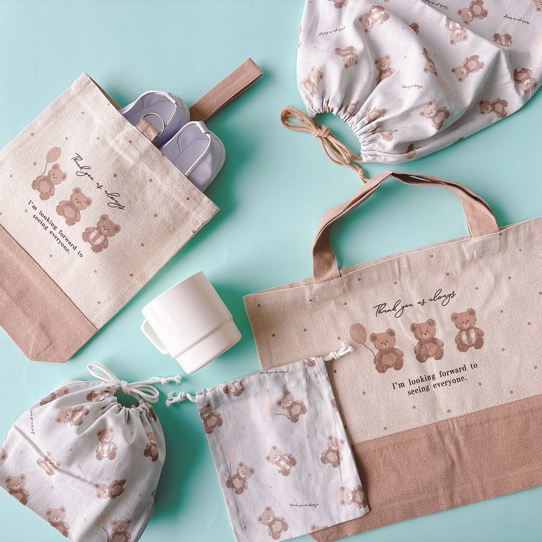 キャンドゥ ベアー柄 入園入学グッズ