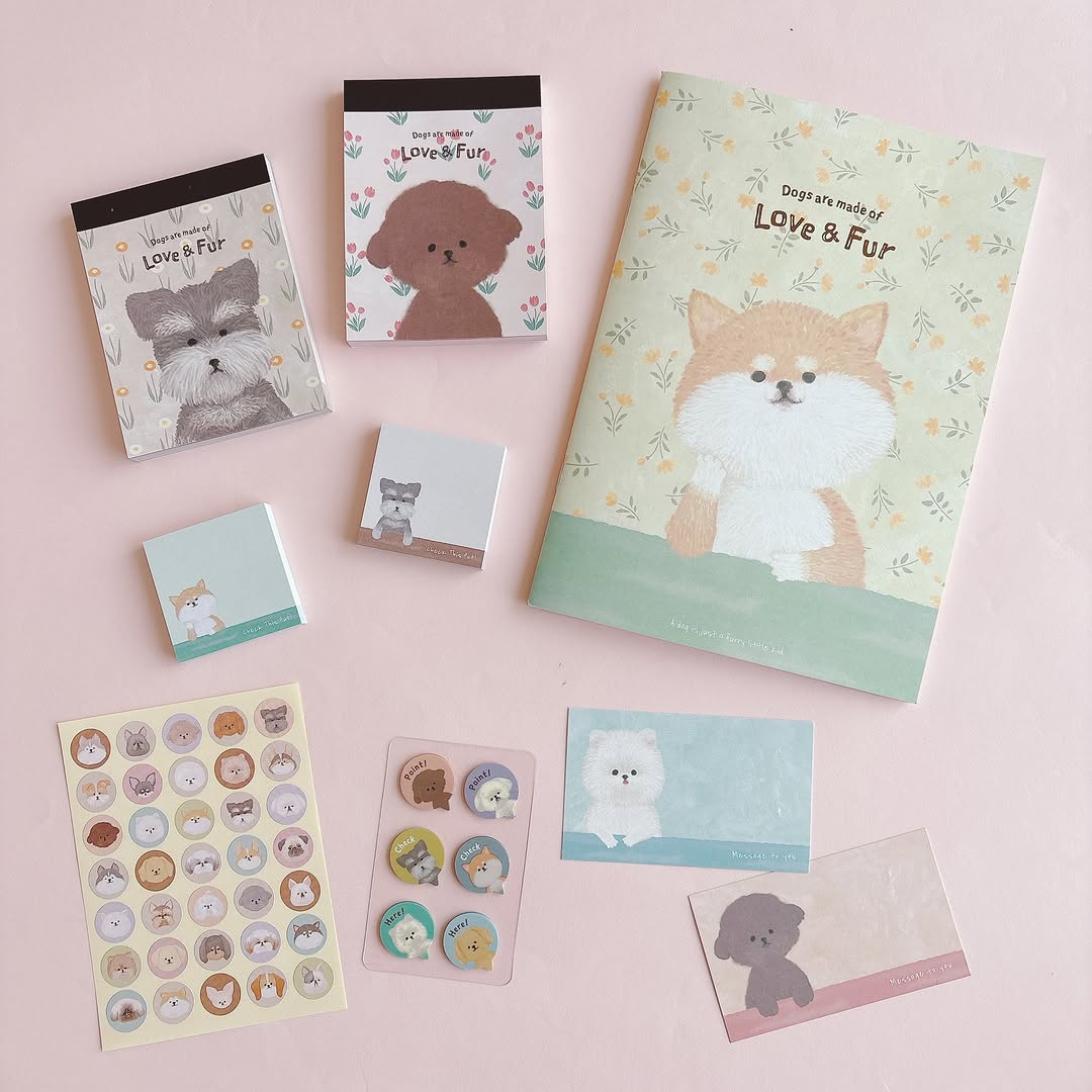 キャンドゥ 犬デザイン文具シリーズ