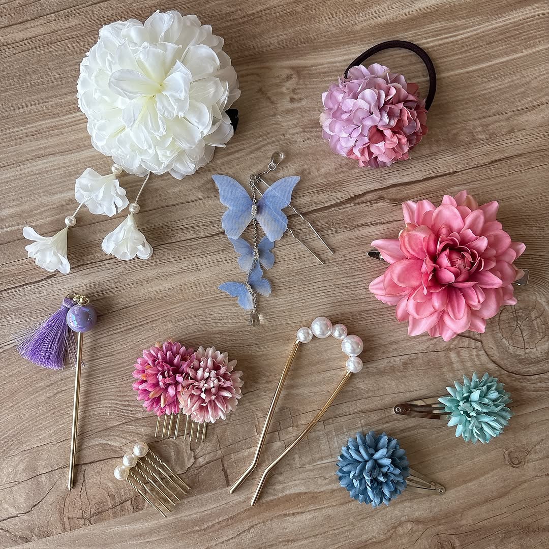 キャンドゥ 和風ヘアアクセサリー