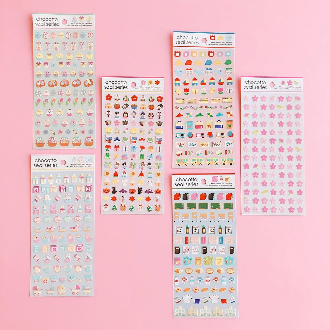 キャンドゥのchocottoシール春シリーズ