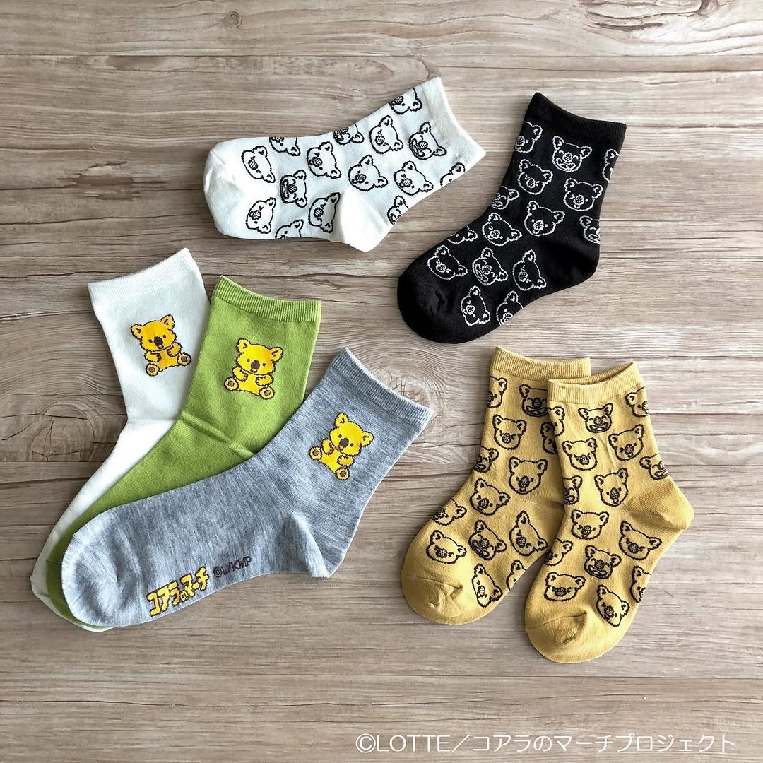 コアラのマーチ靴下のイメージ