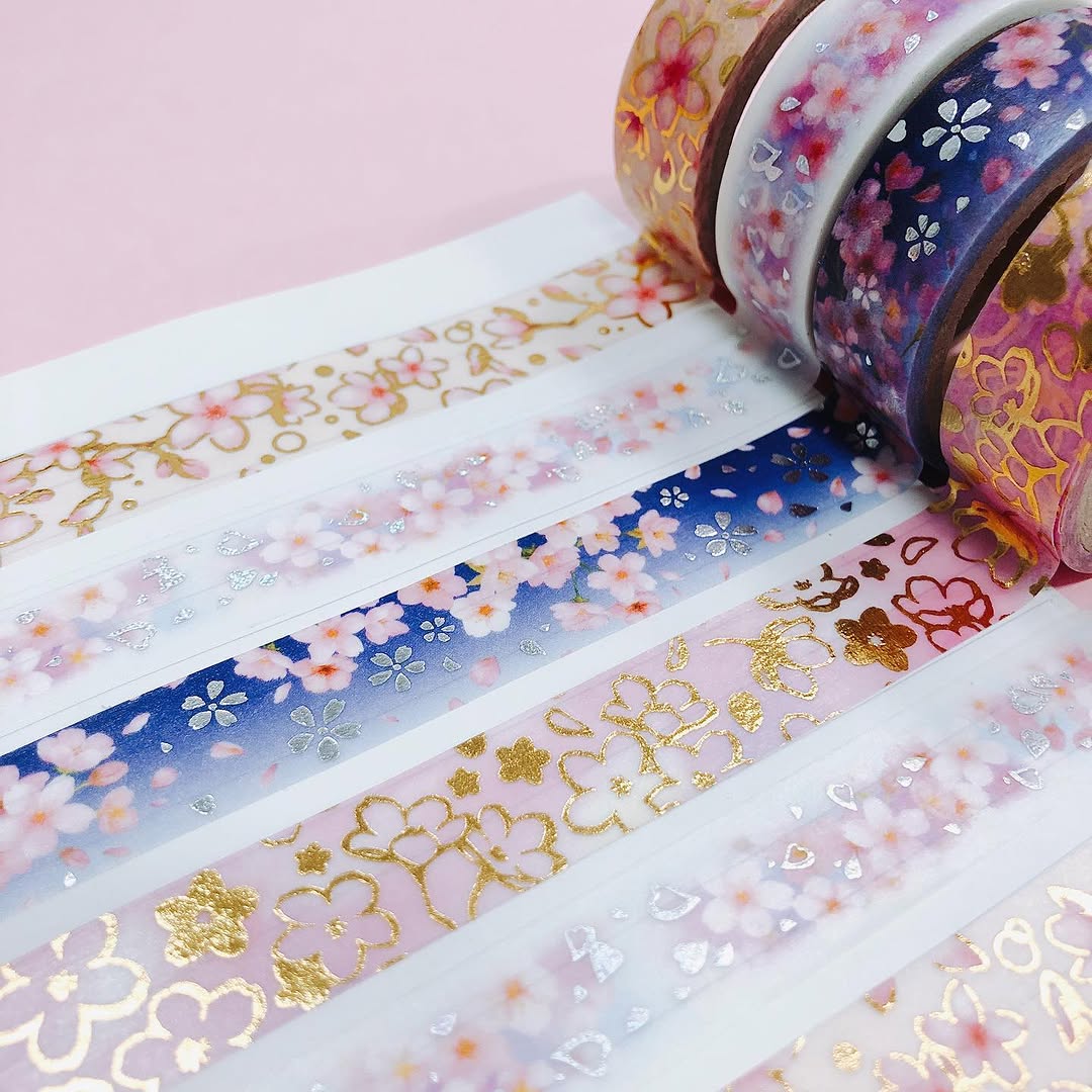 キャンドゥの桜マスキングテープ