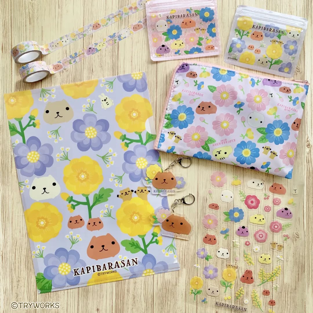 カピバラさんグッズのキャンドゥ新商品