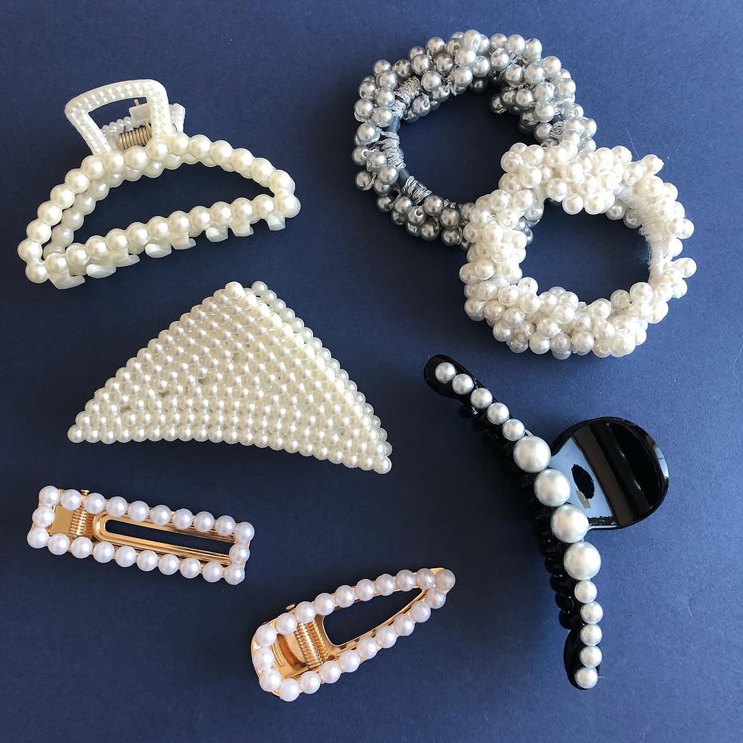 キャンドゥのパールヘアアクセサリー