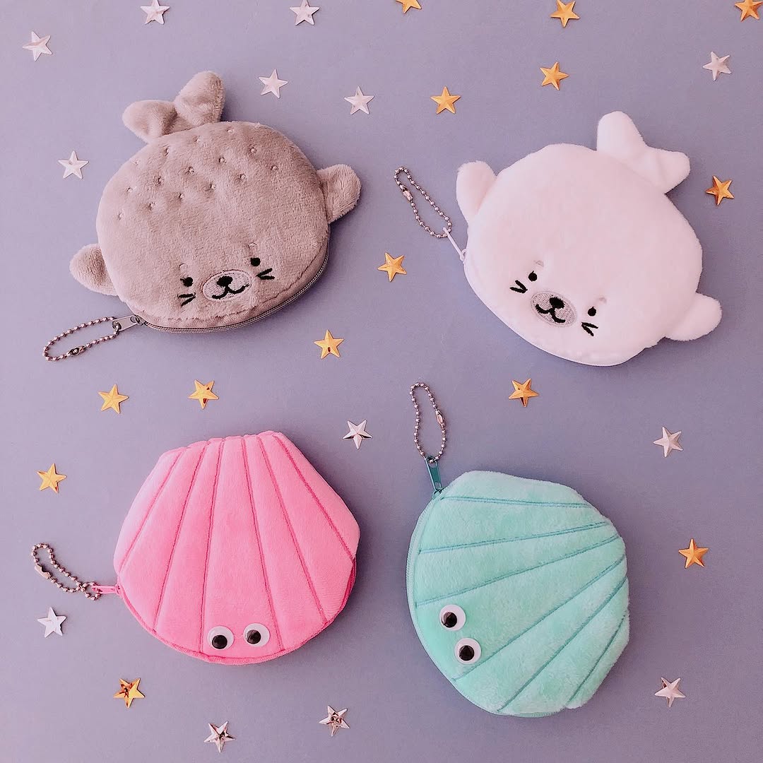 キャンドゥのシェルポーチとアザラシポーチ