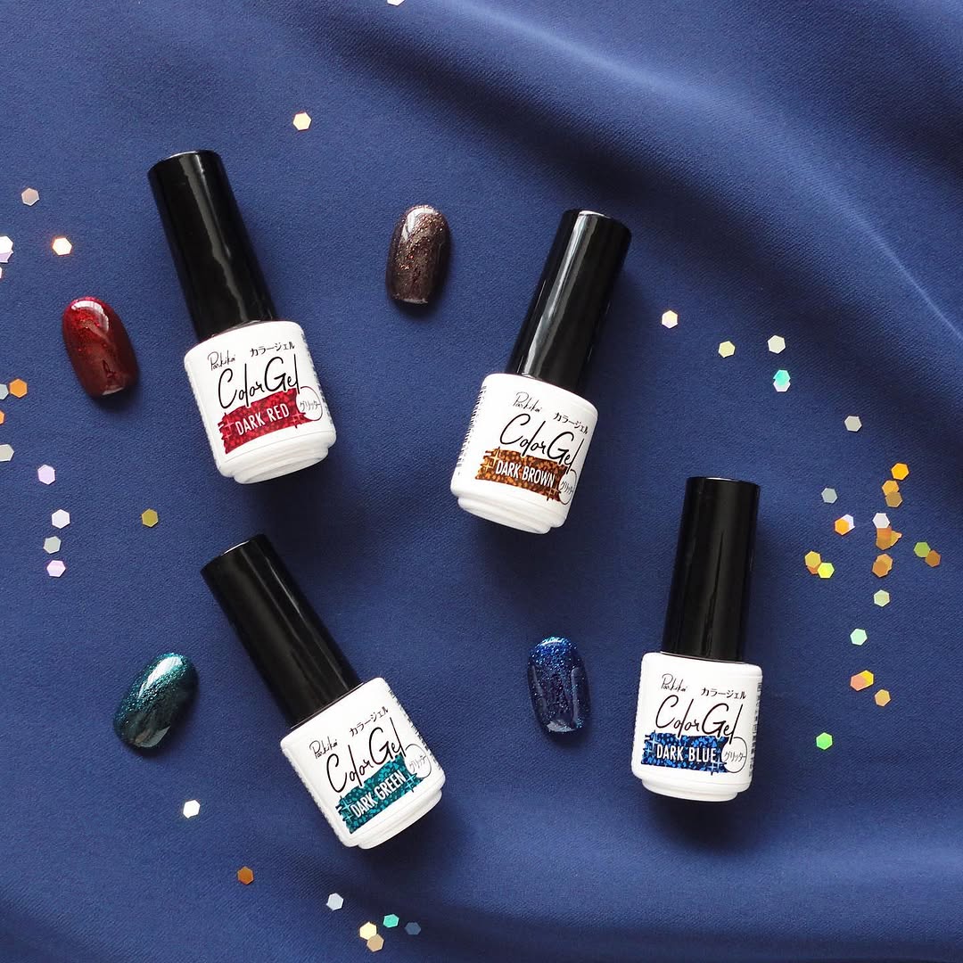 パルキコイカラージェル第8弾 ダークカラーのネイルアイテム