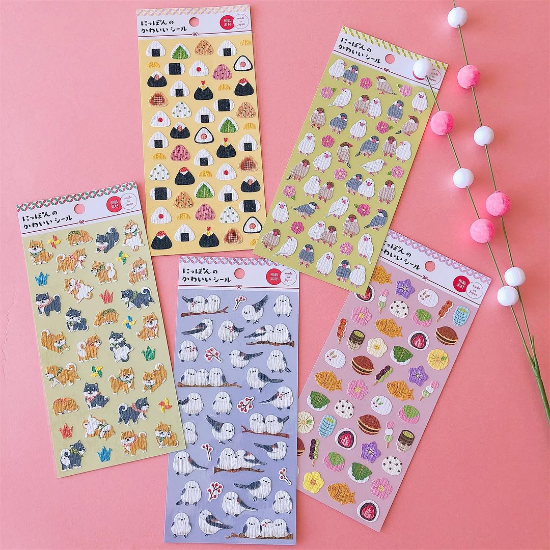 にっぽんのかわいいシールの紹介画像