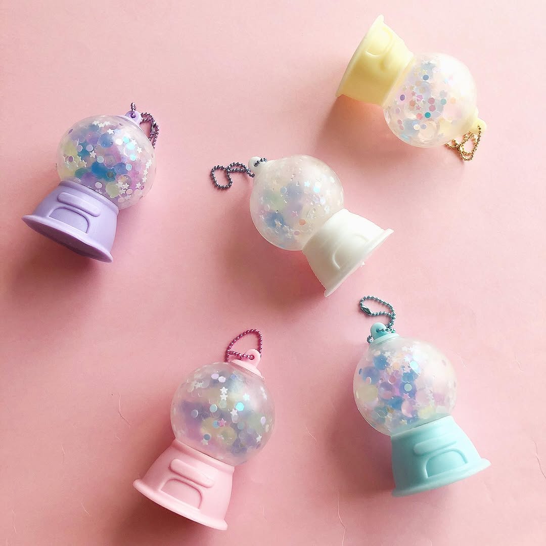 ぷにぷにスクイーズガムボールマシンのイメージ