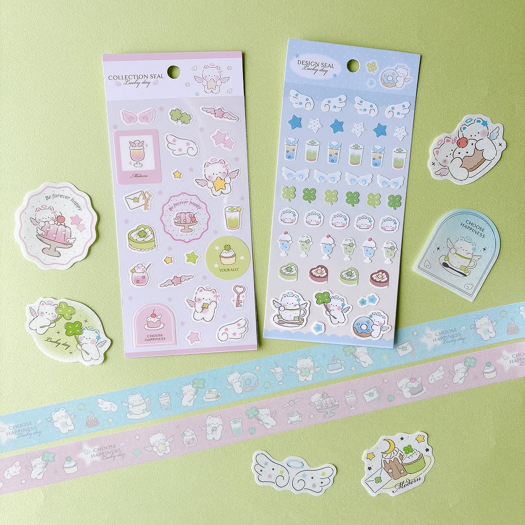 キャンドゥ ウィッシュコア風デザインシール