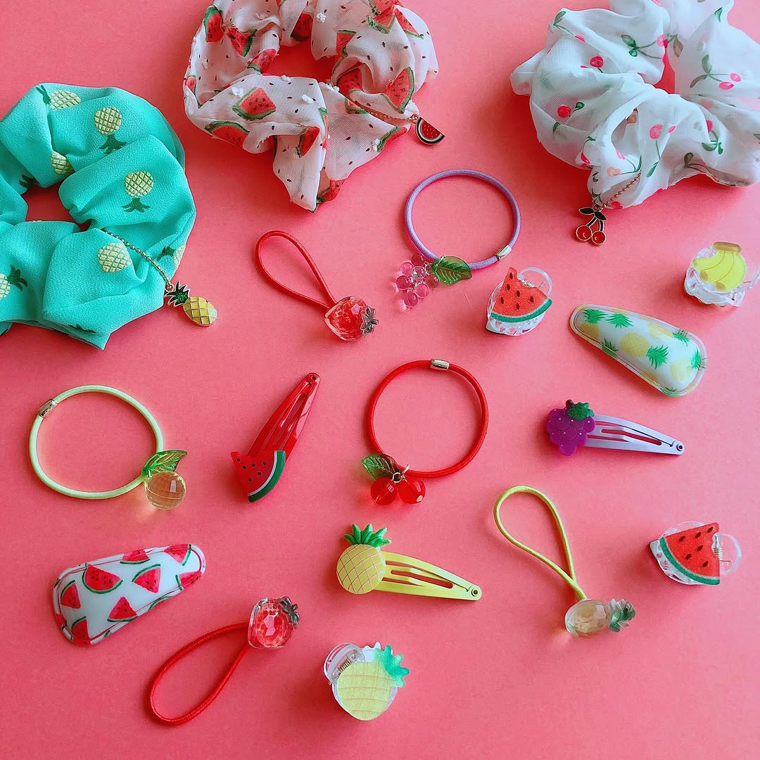 キャンドゥのフルーツモチーフヘアアクセサリー