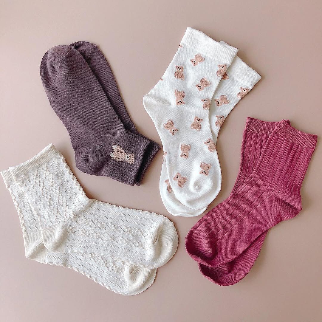 キャンドゥのアニマル柄や柄物の婦人靴下