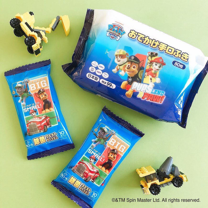 パウパトロールのウェットシート商品
